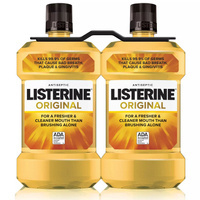 Zestaw 2 x Listerine Antiseptic Original 1,5 l - Płyn do płukania jamy ustnej