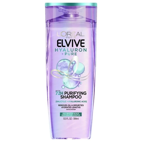L'oreal Elvive Hyaluron + Pure 399 ml - Szampon do włosów