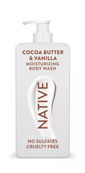 NATIVE Moisturizing Body Wash Cocoa Butter & Vanilla 532 ml - Żel pod prysznic