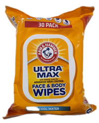 Arm & Hammer Face & Body Wipes 30 szt. - Chusteczki nawilżane do twarzy i ciała