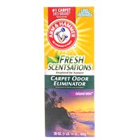 Arm& Hammer Fresh Scentsations Carpet Odor Eliminator Island Mist 850 g - Odświeżacz do dywanów