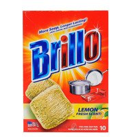 Brillo Lemon Fresh Scent 10 szt. - Gąbki do czyszczenia