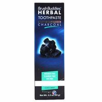 Brush Buddies Herbal Toothpaste Charcoal Cool Mint 99 g - Pasta do zębów