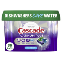 Cascade Platinum Plus Fresh Scent 36 szt.   - Tabletki do zmywarek