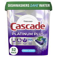 Cascade Platinum Plus Fresh Scent 52 szt. - Kapsułki do zmywarek