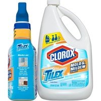 Clorox Mold & Mildwe 1,89 l + Tilex Plus Daily Shower Cleaner 946 ml - Płyn i spray do czyszczenia powierzchni łazienkowych