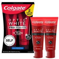 Colgate Optic White Pro Series Stain Prevention 2x85 g - Pasta do zębów