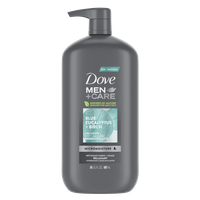 Dove Men+Care Blue Eucalyptus + Birch 887 ml - Żel do mycia twarzy i ciała