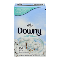 Downy Cool Cotton  105 szt. - Chusteczki do suszarek