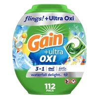 Gain Flings + Ultra OXI 112 szt. - Kapsułki żelowe do prania