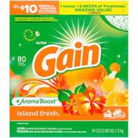 Gain Island Fresh 2,6 kg 80 prań - Uniwersalny proszek do prania tkanin