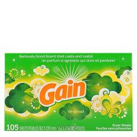 Gain Original 105 szt. - Chusteczki do suszarek