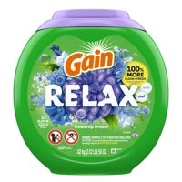 Gain Relax 32 szt. -  Uniwersalne kapsułki do prania tkanin