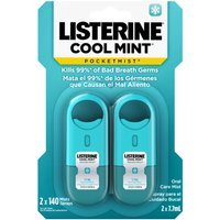 Listerine Cool Mint 2x7,7ml - Odświeżacz do ust