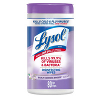 Lysol Disinfecting Wipes Early Morning Breeze 80 szt. - Chusteczki do dezynfekcji