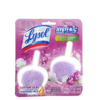 Lysol Hygienic Automatic Toilet Cleaner Cotton Lilac 2 X 40 g - Zawieszka do toalety