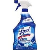 Lysol Power Bathroom Cleaner 946 ml - Antybakteryjny spray do czyszczenia łazienek i pryszniców.