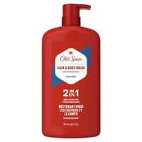 Old Spice Hair & Body Wash 987 ml - Żel pod prysznic i szampon do włosów dla mężczyzn 2 w 1