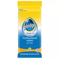 Pledge Multisurface Wipes Citrus 25 szt. - Mokre ściereczki wszechstronnego użytku