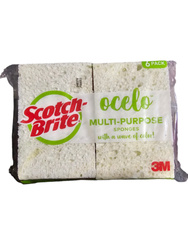 Scotch- Brite Ocelo Multi-Purpose Sponges 6 szt.- Gąbki do czyszczenia wszechstronnego użytku