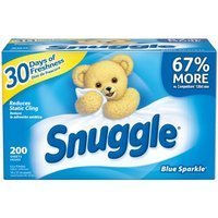 Snuggle Blue Sparkle 200 szt. - Chusteczki do suszarek