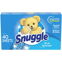 Snuggle Blue Sparkle 40 szt. - Chusteczki do suszarek