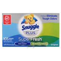 Snuggle Plus Super Fresh 105 szt. - Chusteczki do suszarek