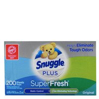 Snuggle Plus Super Fresh 200 szt.- Chusteczki do suszarek