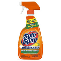 Spic and Span Advanced Cleaner Fresh Citrus Scent 946 ml - Antybakteryjny spray do czyszczenia powierzchni kuchennych i łazienkowych