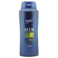 Suave MEN 3-IN1 Citrus Rush 828 ml  - Szampon + Odżywka+ Żel pod prysznic 3 w 1 dla mężczyzn