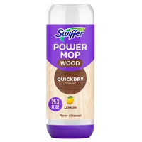 Swiffer Power Mop Wood Lemon 750 ml - Gotowy środek czyszczący do podłóg drewnianych do mopa typu Swiffer Power Mop