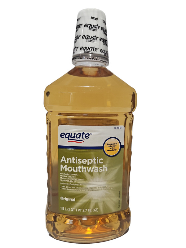 Equate Antiseptic Mouthwash 1,5 l Płyn do płukania jamy ustnej