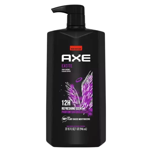 Axe Excite 946 ml - Żel pod prysznic dla mężczyzn 