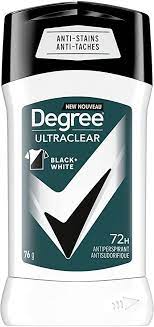 Degree Ultraclear Black + White 76 g - Antyperspirant dla mężczyzn