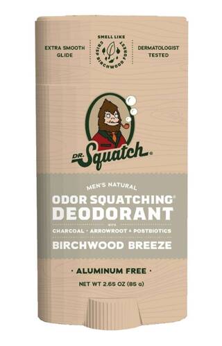 Dr.Squatch Birchwood Breeze 75 g - Dezodorant w sztyfcie dla mężczyzn