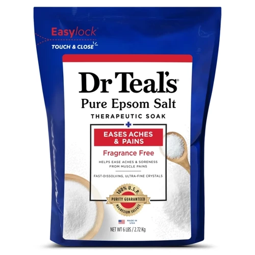 Dr Teal's Pure Epsom Salt Eases Aches & Pains 2,72 kg - Sól do kąpieli 