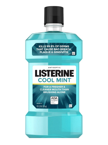 Listerine Antiseptic Cool Mint 1 l - Płyn do płukania jamy ustnej