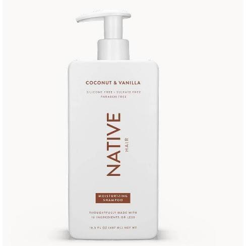 NATIVE HAIR Shampoo Coconut & Vanilla 487 ml - Nawilżający szampon do włosów