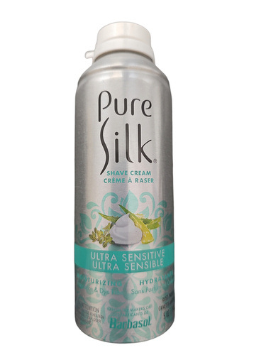 Pure Silk Ultra Sensitive 142 g -  Nawilżający krem do golenia dla kobiet