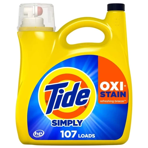 Tide Simply + OXI Boost + Ultra Stain 4,46 l 107 prań - Uniwersalny żel do prania tkanin